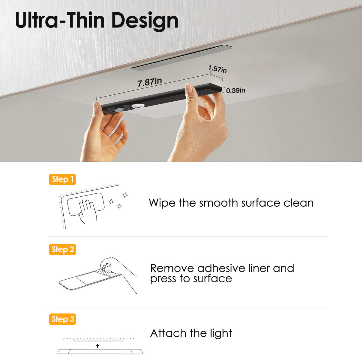 LED Motion Sensor Closet Light